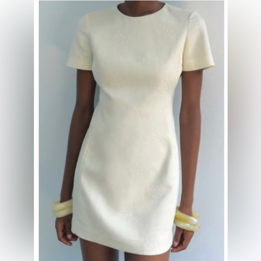 Zara Cream Mini Dress